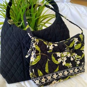 Set of 2 Vera Bradley hobo style handbags